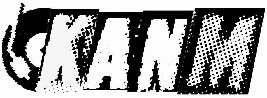 KANM logo, designed by Isabelle Little.